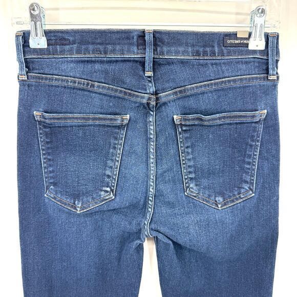 CITIZENS OF HUMANITY Rocket High Rise Skinny Dark Wash Jeans Size 28 - Picture 4 of 8